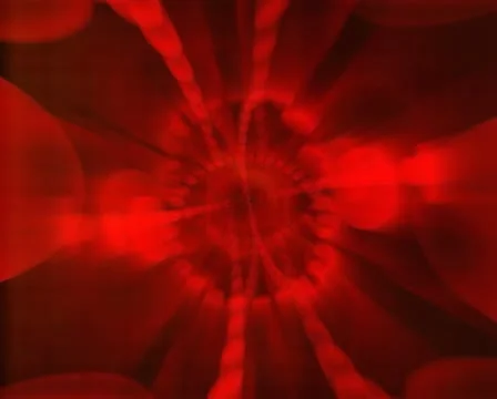 3D Abstract Circling Cells Loop Видео 8931723