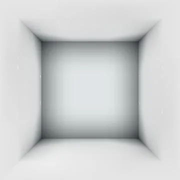 3d abstract clean room Stock Illustration