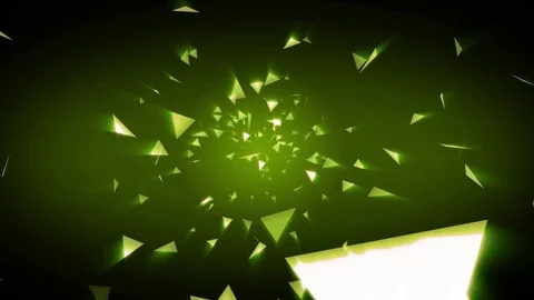 3D Abstract color changing polygon geometric triangle zooming background Stock Footage 71191936