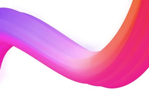 3d abstract color fluid background for the web graphics backdrop. 3d illustra Stock Illustration