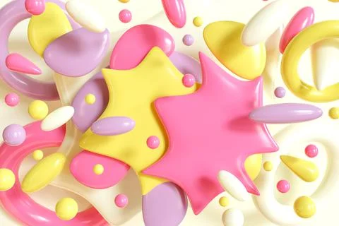 3d abstract colorful fluid background Illustrazione stock