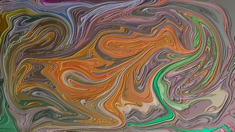 3D abstract colorful liquid as background Illustrazione stock