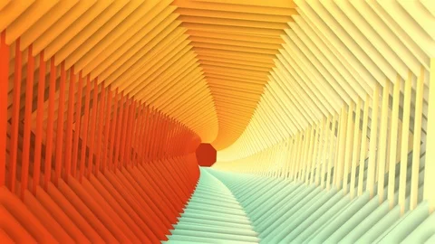 3D Abstract Composition. Color Labyrinth Stock Footage 120619341