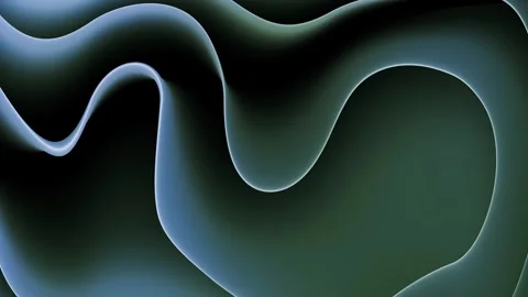3D abstract composition with soft gradients and organic forms Stock Footage 332466161