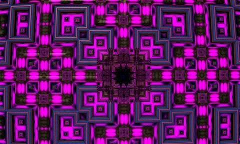 3d abstract computer generated fractal design.Fractal is never-ending pattern Stock Illustration