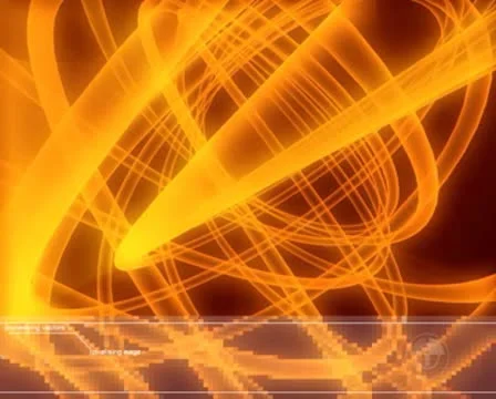 3D Abstract Computer at Work Loop Stock Footage 8945105