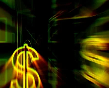 3D Abstract Counting Money Loop Stock Footage 8945038