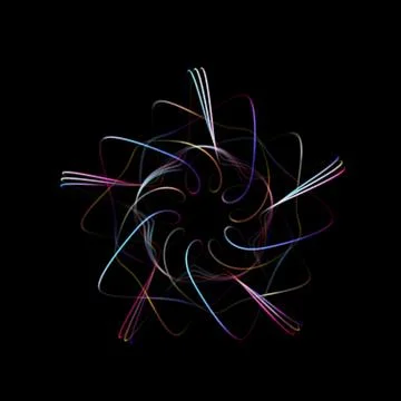 3D abstract creative background or decoration element. イラスト素材