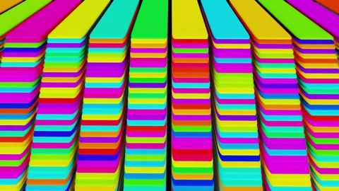 3d abstract creative festive background with looping flowing animation Stock Footage 145514845