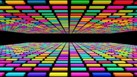 3d abstract creative festive background with looping flowing animation Stock Footage 160440282