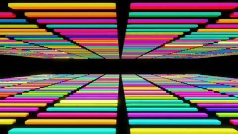3d abstract creative festive background with looping flowing animation Stock Footage 276319185
