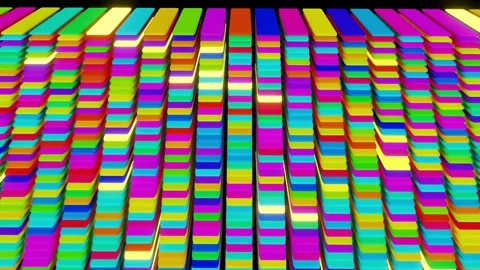 3d abstract creative festive background with looping flowing animation Stock Footage 277679709