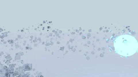 3d abstract cube background Stock Footage 241076697