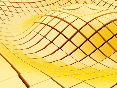 3d abstract cube Stock Illustration