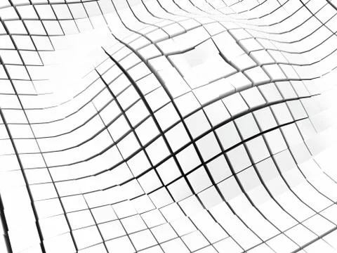 3d abstract cube Stock Illustration