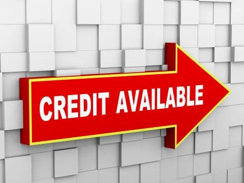 3d abstract cube wall arrow - credit available Stock Illustration