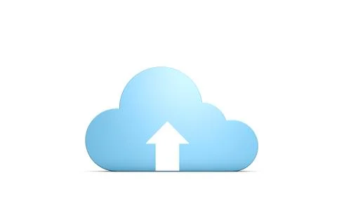 3d abstract data cloud Stockillustratie