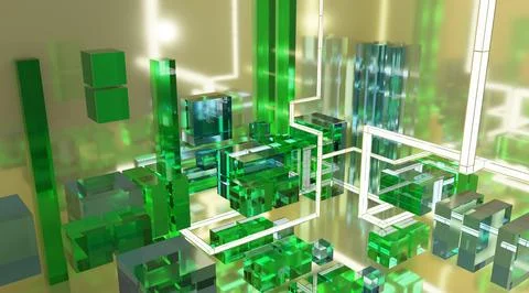 3d Abstract Design, modern background design with geometric shapes 스톡 일러스트