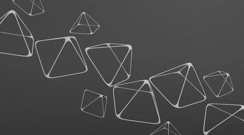 3d Abstract Design, modern background design with geometric shapes Stock Illustration