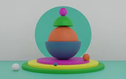 3d Abstract Design, modern background design with geometric shapes 스톡 일러스트