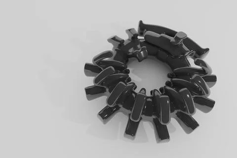 3d Abstract Design, modern background design with geometric shapes Stock Illustration