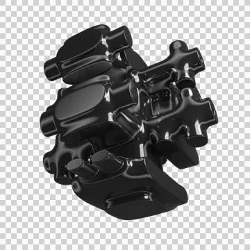 3d Abstract Design, modern background design with geometric shapes Stock Illustration