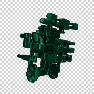 3d Abstract Design, modern background design with geometric shapes Stock Illustration