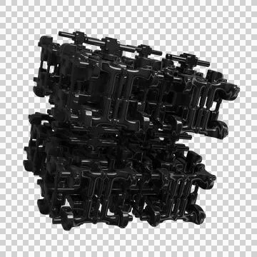 3d Abstract Design, modern background design with geometric shapes Stock Illustration