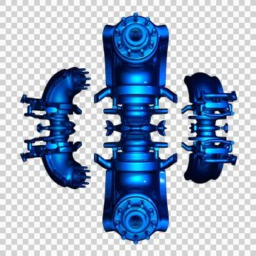 3d Abstract Design, modern background design with geometric shapes Stock Illustration