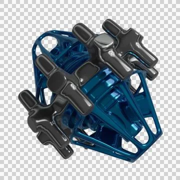 3d Abstract Design, modern background design with geometric shapes Stock Illustration