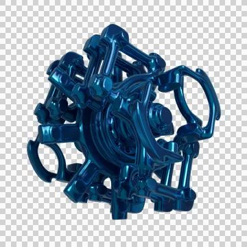 3d Abstract Design, modern background design with geometric shapes Stock Illustration