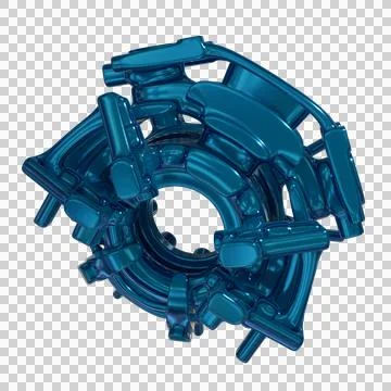 3d Abstract Design, modern background design with geometric shapes Stock Illustration