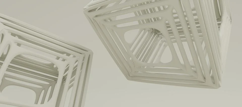 3d Abstract Design, modern background design with geometric shapes Stock Illustration