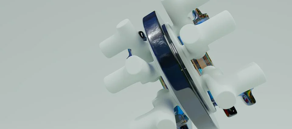 3d Abstract Design, modern background design with geometric shapes Stock Illustration