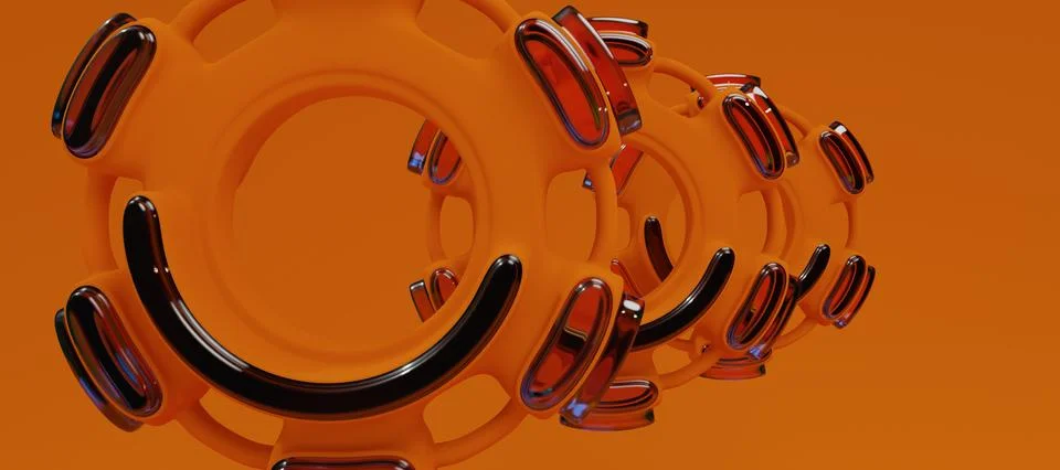 3d Abstract Design, modern background design with geometric shapes Stock Illustration