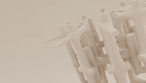 3d Abstract Design, modern background design with geometric shapes Stock Illustration