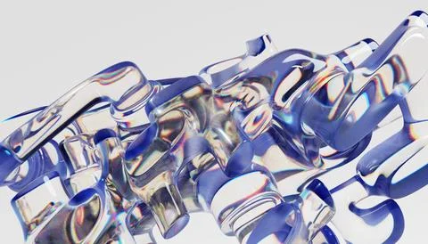 3d Abstract Design, modern background design with geometric shapes Stock Illustration
