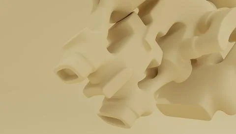 3d Abstract Design, modern background design with geometric shapes Stock Illustration