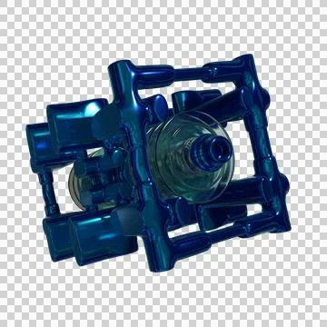 3d Abstract Design, modern background design with geometric shapes Stock Illustration