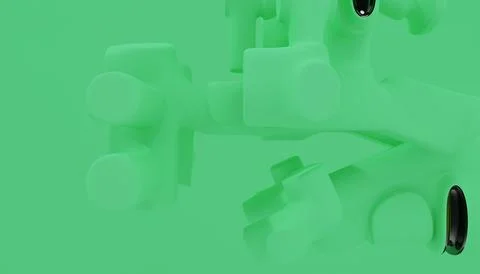 3d Abstract Design, modern background design with geometric shapes Stock Illustration