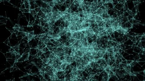 3D abstract digital background have line link connection point graphic and gl Illustrazione stock