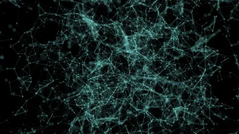 3D abstract digital background have line link connection point graphic and gl 스톡 사진