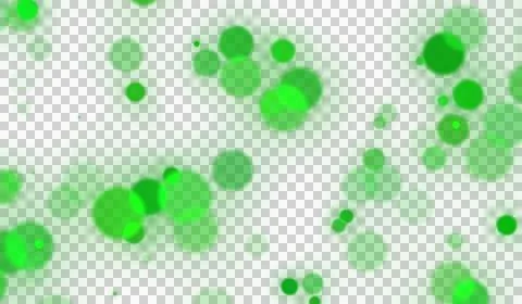 3D abstract digital technology animated green light particles 스톡 일러스트