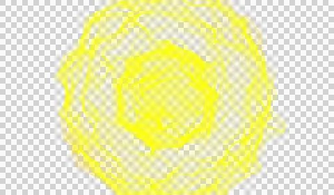 3D abstract digital technology animated orange yellow light particles 스톡 일러스트