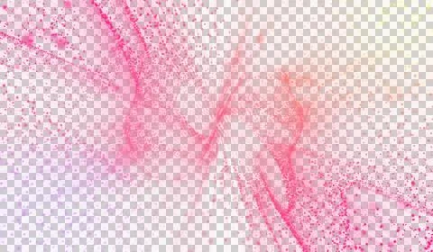 3D abstract digital technology animated pink light particles Stock Illustration