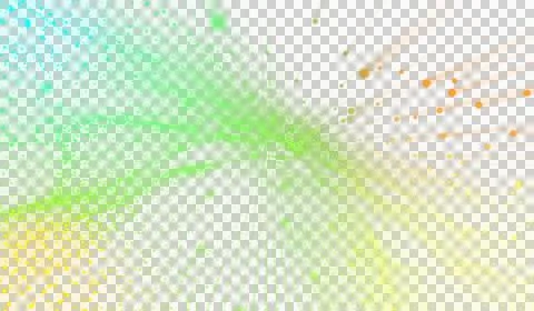 3D abstract digital technology animated multicolored light particles Stock Illustration