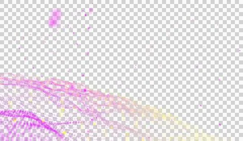 3D abstract digital technology animated pink light particles Stock Illustration