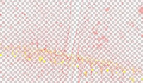 3D abstract digital technology animated orange light particles 스톡 일러스트