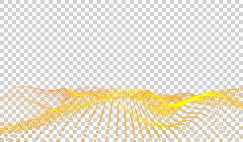 3D abstract digital technology animated orange light particles 스톡 일러스트