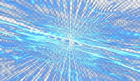 3D abstract digital technology animated blue light particles Stock Illustration